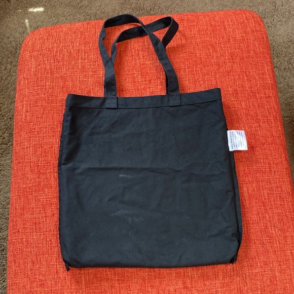 Evolution New York City Store Skull Skeleton Head Black Cotton Tote - Picture 5 of 8